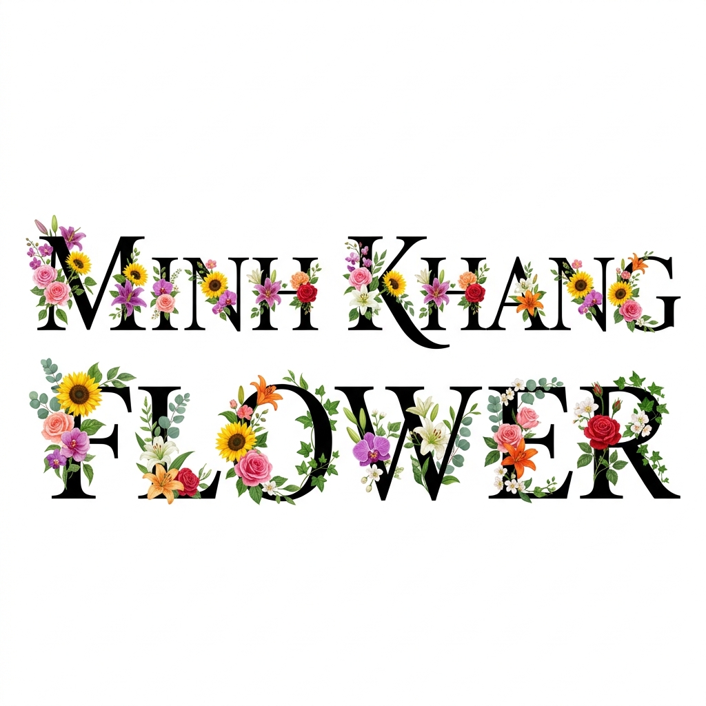 Minh Khang Flower Logo